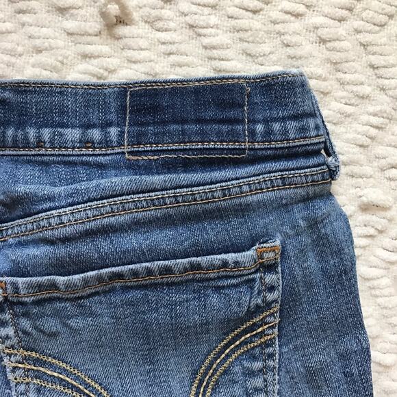 Hollister Cut Off Jean Shorts Size 3 - Picture 6 of 7